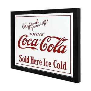 Coke （コカ・コーラ） ガレージ・ミラー COCA-COLA　SOLD HERE  CC-CA-GM-189957｜swam