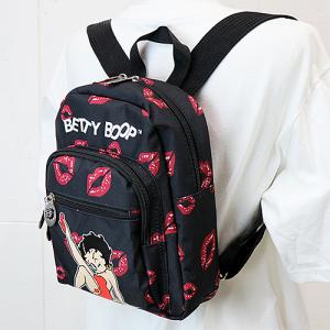 ミニ バック パック シッティング ウィズ リップス ベティーブープ Betty Boop BN92010D-7B｜swam