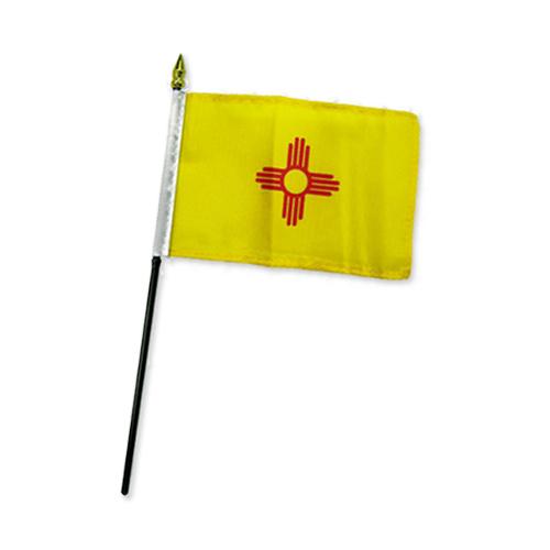 4x6 inch スティック フラッグ NEW MEXICO F-DF-NEWMEXICO