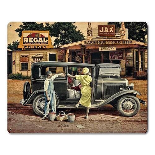 スティール サイン （スチール サイン） BERRIES AND BBQ RRS-036