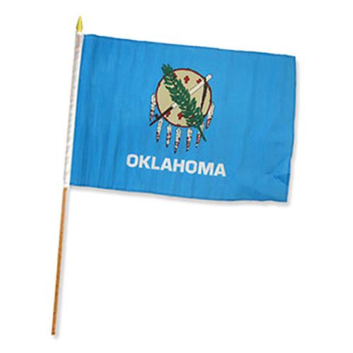 12x18 inch スティック フラッグ OKLAHOMA F-STI-OKLAHOMA