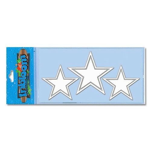 3-D カットアウト ステッカー Mサイズ トリプル スター #706