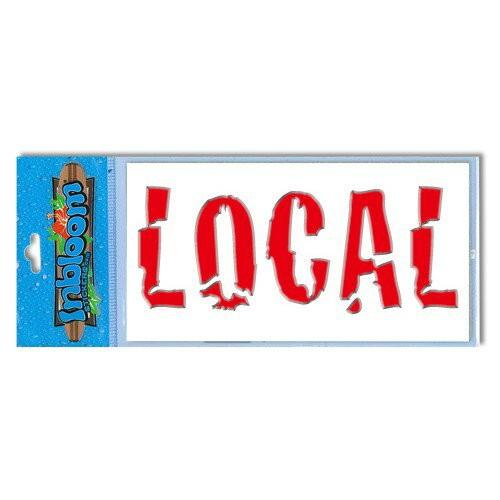 3-D カットアウト ステッカー Mサイズ ローカル #725