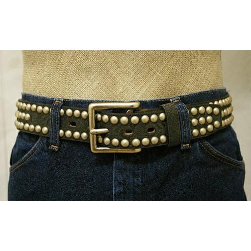 ジャスティン （JUSTIN） ウエスタンベルト BIKER STUD BLACK JTC11893