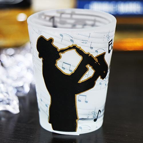 エルヴィス・プレスリー ショット グラス Memphis Good Times Roll Frost...