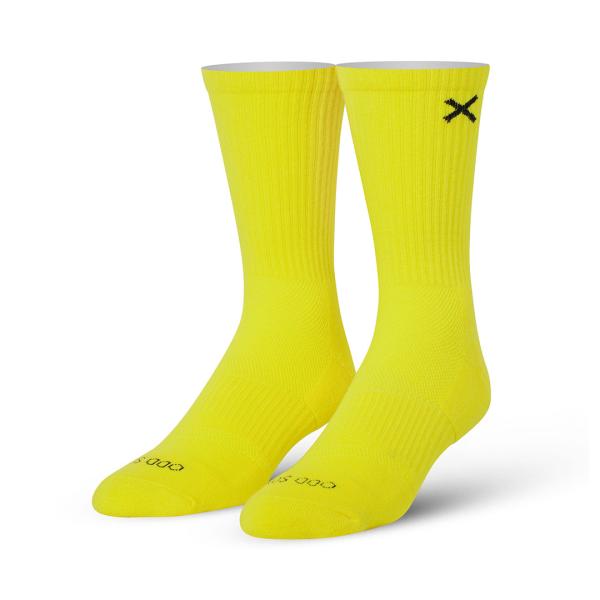 ラージ フィート ソックス YELLOW CREW OSBCRWYEL
