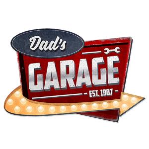 スティール サイン （スチール サイン）Dad's Garage PT-PS-898｜swam
