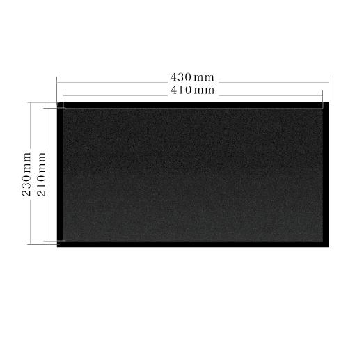 ＜吸水タイプ ラバー バーマット＞　吸水性のある バー マット　 ソリッド ブラック　バーグッズ　4...