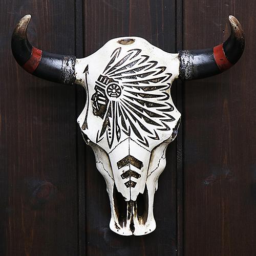 インディアン カウ スカル ハンガー RT-RA6058