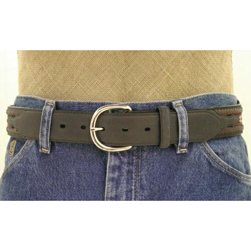 トニーラマ （TONY LAMA） ウエスタンベルト LACED EDGE W/RIBBON BLA...