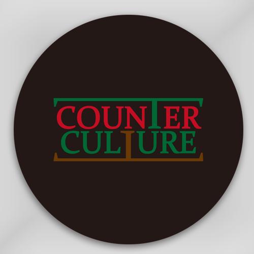 ＜ラバー コースター＞　COUNTER CULTURE LOGO　吸水タイプコースター