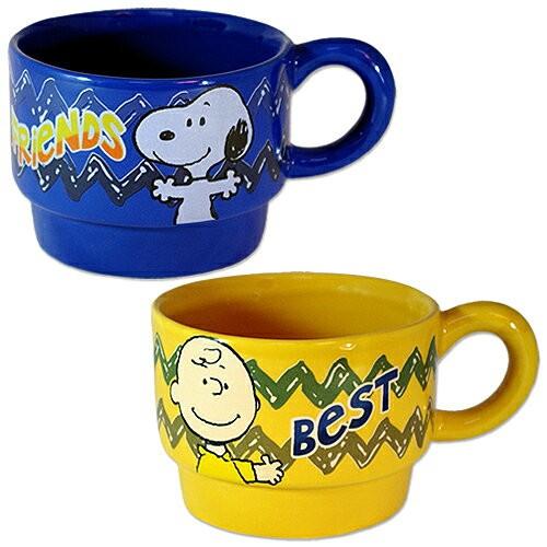 スヌーピー  ピーナッツ マグカップ 2個セット WL24446