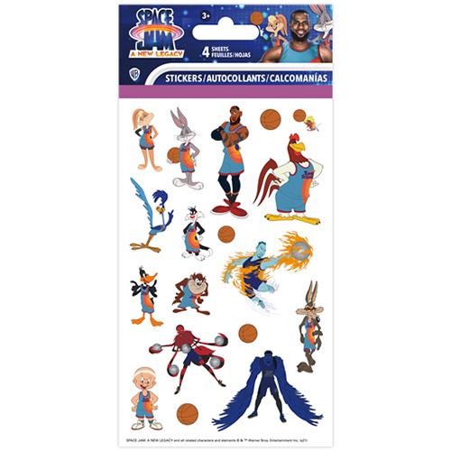 USA キャラクター 4シート ステッカー スペース・ジャム 2 Space Jam 2 ST419...