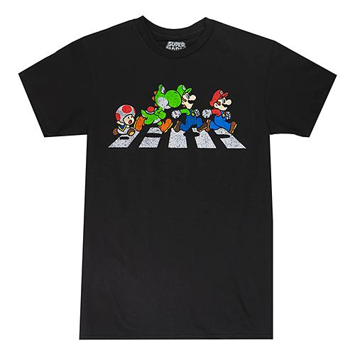スーパーマリオ Tシャツ SUPER MARIO ブラック MBNNTD115010
