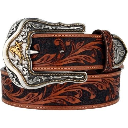 トニーラマ （TONY LAMA） ウエスタンベルト WESTERLY RIDE BELT BROW...