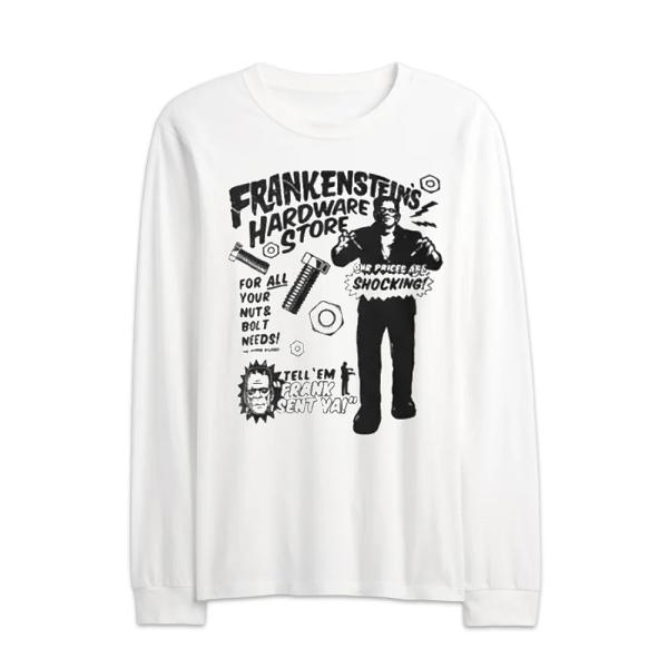 ロング スリーブ Tシャツ Universal Monsters Frankenstein Hard...