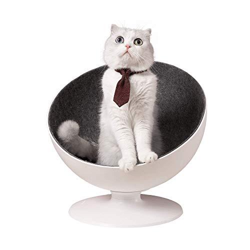 Furrytail BOSS 猫用ベッド 高床式のベッドハウスチェアソファ ボウル型の猫様椅