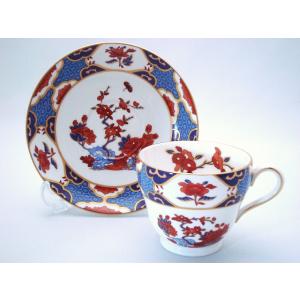 Spode スポード　カップ＆ソーサー　SHIMA  オリジナルデザイン　希少　伊万里｜swan-antiques