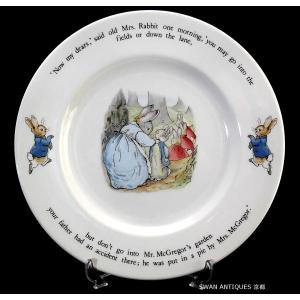 ウェッジウッド ピーターラビット 100周年記念プレートとカレンダー 旧刻印 他 ウェッジウッド ピーターラビット 100周年記念プレートと