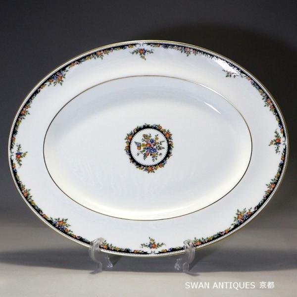 ウェッジウッド（Wedgwood ）オズボーン 英国製 壺印  36cm オーヴァルプレート