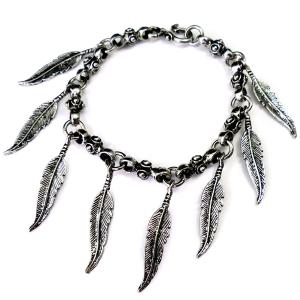 チョロス cholos Heart Feather ハートフェザー Sサイズ シルバー系
