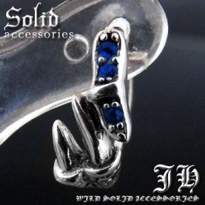 ステンレス製で最安777円 １個売り 百合クロス煌きGlass ステンレスピアス フープリングピアス...