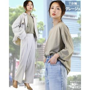 7分袖 おしゃれ ビッグシルエット tシャツ ...の詳細画像4