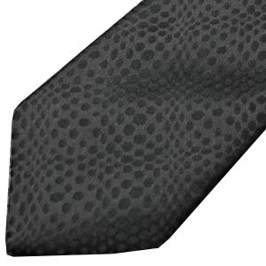 ne33 お兄系 ホスト系に必見 スネーク柄ナロータイ スリムネクタイ ブラック 黒 絶妙な細めライ...
