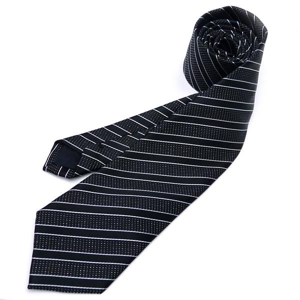ne51 お兄系 ホスト系に必見 ラメ ストライプ ナロータイ スリムネクタイ ブラック 黒 人気の...