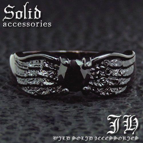 R230 新作 フェザー煌きGlass高級プラチナブラックRG加工リング 指輪HIPHOP ホスト系...