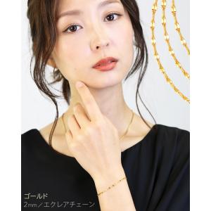 ブレスレット レディース チェーン ステンレス...の詳細画像5