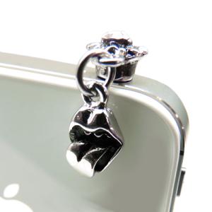 送料無料 スマホピアス イヤホンジャックに挿すアクセ DSやオーディオにも スマピ プラグ リップス...