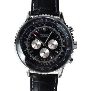 メンズ 腕時計 3針 自動巻き 防水 クロノグラフ 人気 おしゃれ 男性用