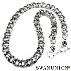 超人気 ウォレットチェーン シルバーcr メンズ ウォレット