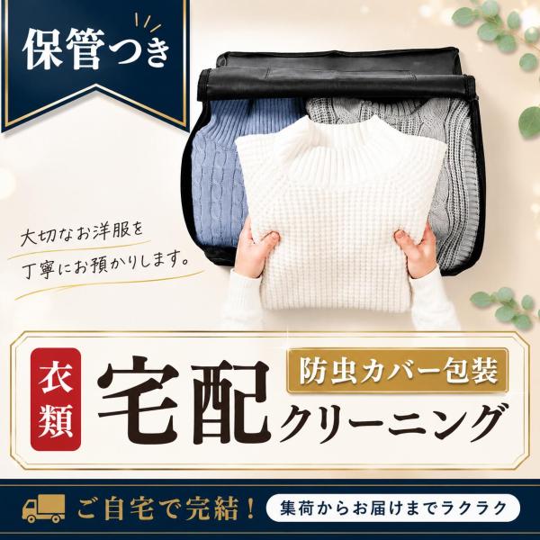 クリーニング 保管付き 宅配クリーニング 3点 5点 7点 10点 15点 20点