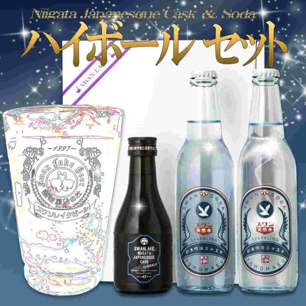 ハイボール ギフト バーレイカスクとスワン炭酸水セット 詰め合わせ スワンレイクビール