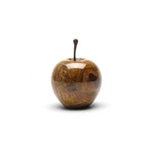 マーブル アップル スモール Marble Apple Small ブラウン Brown インテリア 大理石 ペーパーウェイト
