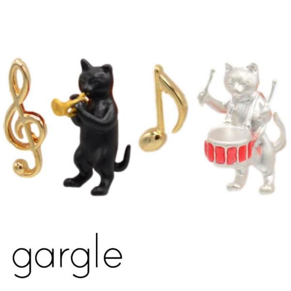 ガーグル ピアス gargle ネコの音楽隊 ピアス PL15379 2509