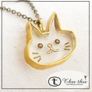 ねこちゃん ネックレス チェーンタイプ thuthu appetizing accessories ...
