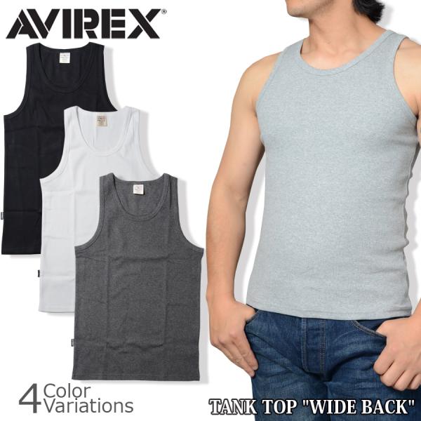 AVIREX(アビレックス) TANK TOP "WIDE BACK" デイリー タンクトップ ワイ...