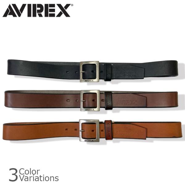 AVIREX(アビレックス) レザー ギャリソン ベルト 4201