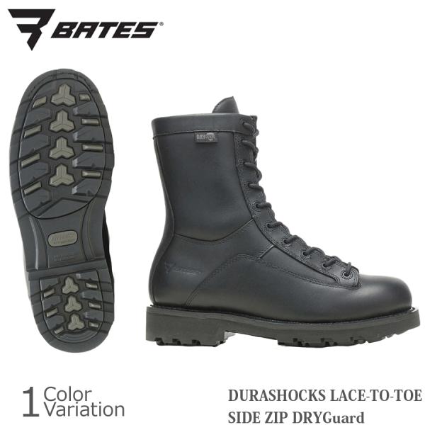BATES（ベイツ） DURASHOCKS 8inch LACE-TO-TOE SIDE ZIP "...