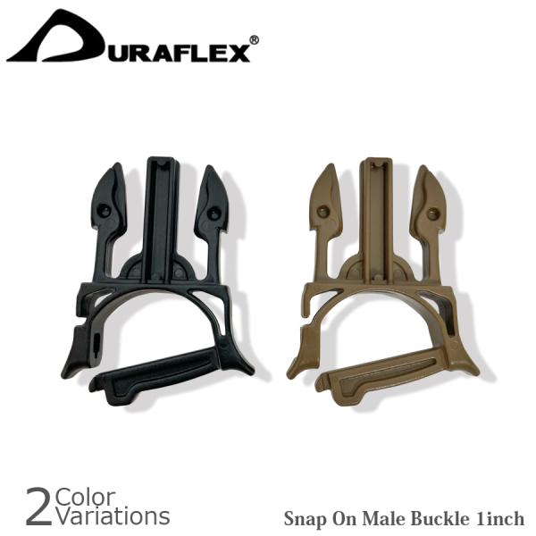 DURAFLEX Snap On Male Buckle 1inch 【メール便】