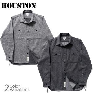 HOUSTON（ヒューストン） COVERT VIYELLA SHIRT コバートビエラシャツ 40961｜swat