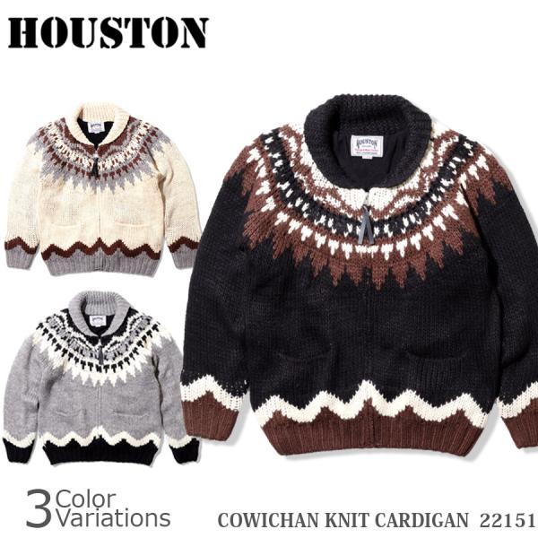 HOUSTON COWICHAN KNIT CARDIGAN カウチン ニット カーディガン 221...