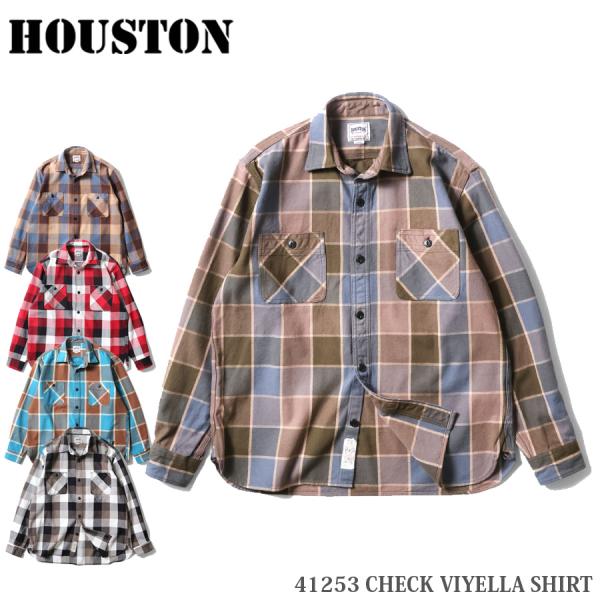HOUSTON CHECK VIYELLA SHIRT チェック ビエラ シャツ 41253