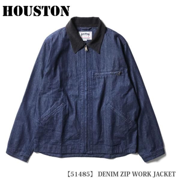 HOUSTON DENIM ZIP WORK JACKET / デニムジップワークジャケット 514...