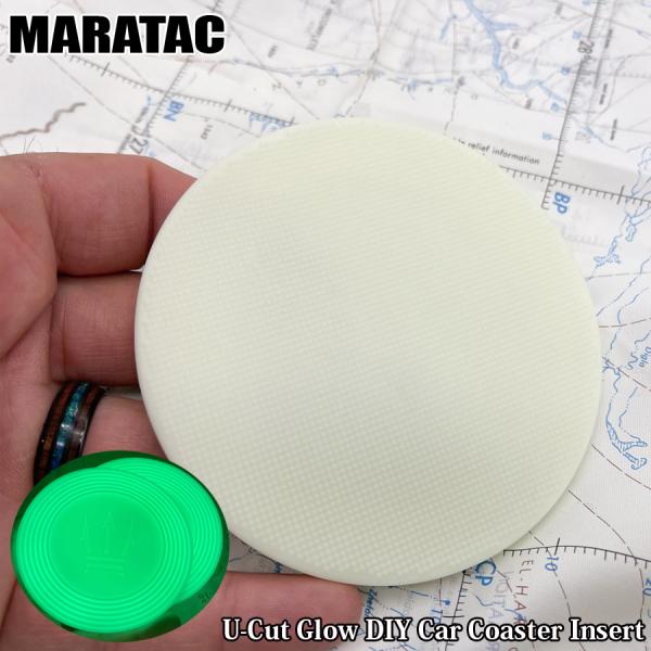 MARATAC U-Cut Glow DIY Car Coaster Insert メール便
