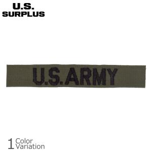 U.S SURPLUS（USサープラス） 米軍放出未使用品 U.S.ARMY ネームテープ 【メール便】｜swat