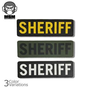 Mil Spec Monkey(ミルスペックモンキー) SHERIFF 10x3 PVC Patch 【メール便】｜swat